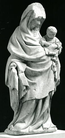 La Vierge et l'Enfant Jésus tenant un phylactère, image 5/12