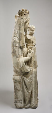 La Vierge assise tenant l'Enfant debout sur son genou, image 9/14