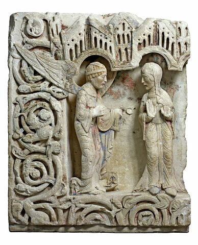 L'Annonciation, la Vierge en Majesté, le Baptême du Christ, image 12/57