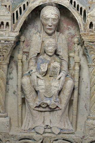 L'Annonciation, la Vierge en Majesté, le Baptême du Christ, image 15/57