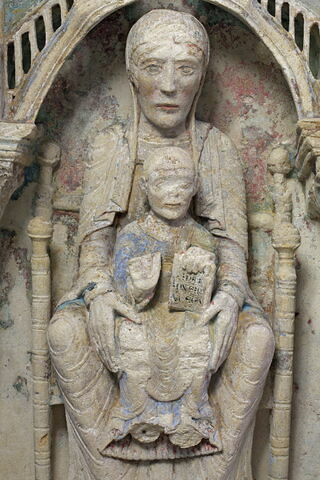 L'Annonciation, la Vierge en Majesté, le Baptême du Christ, image 16/57