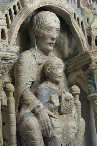 L'Annonciation, la Vierge en Majesté, le Baptême du Christ, image 22/57