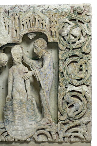 L'Annonciation, la Vierge en Majesté, le Baptême du Christ, image 41/57