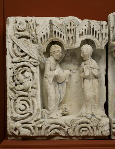 L'Annonciation, la Vierge en Majesté, le Baptême du Christ, image 2/57