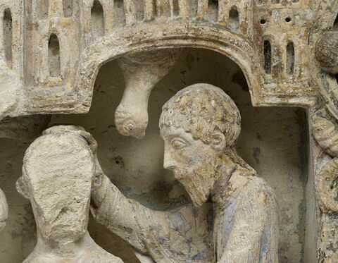 L'Annonciation, la Vierge en Majesté, le Baptême du Christ, image 6/57