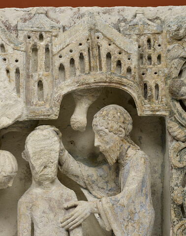 L'Annonciation, la Vierge en Majesté, le Baptême du Christ, image 7/57