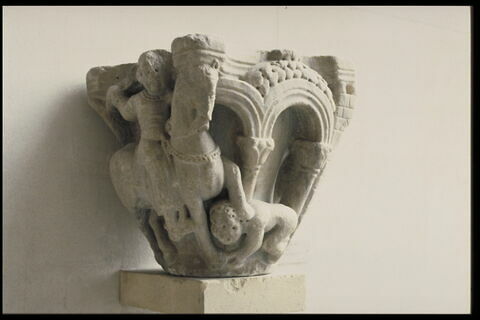Prince triomphant accueilli par une femme à l'entrée d'une ville, image 10/13