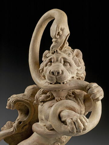 Combat entre un lion et un serpent, image 5/19