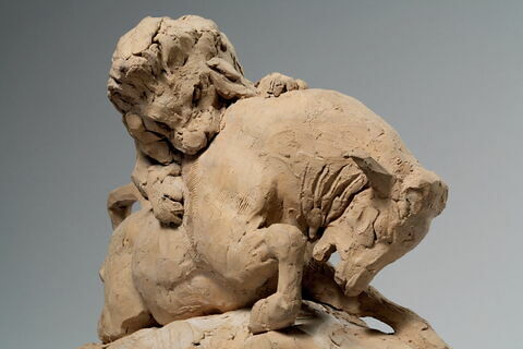 Taureau terrassé par un lion, image 8/18
