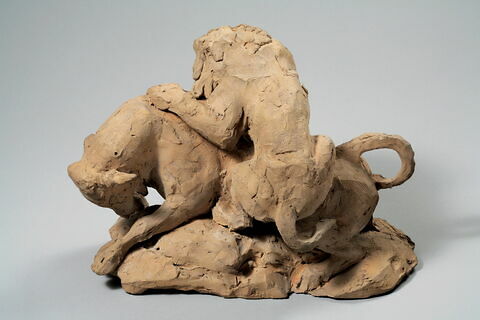Taureau terrassé par un lion, image 13/18