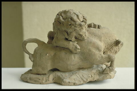 Taureau terrassé par un lion, image 16/18