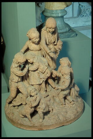 Les arrière-petits-enfants du peintre François Boucher jouant à la main chaude, image 5/5