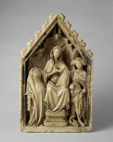 Le Mariage mystique de sainte Catherine en présence de saint Michel