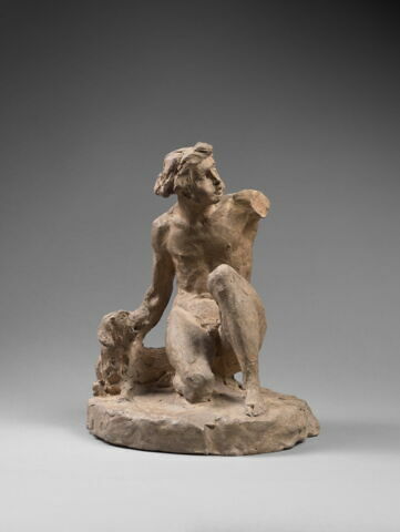 Jeune berger et son chien