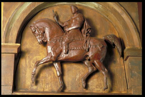 Napoléon III à cheval en costume militaire romain, image 3/3