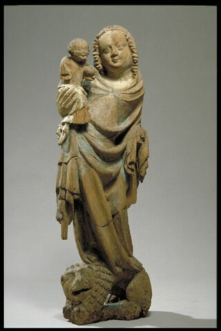 La Vierge à l'Enfant debout sur un lion, image 1/8