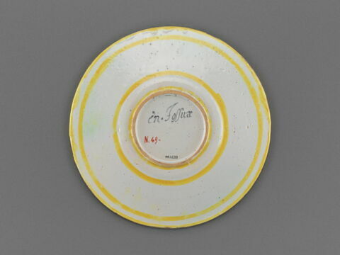 Assiette : la grappe de Chanaan. La terre promise, image 2/3