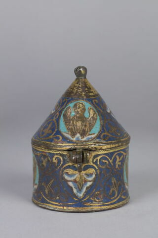 Pyxide à décor de fleurons et d'anges, image 4/5