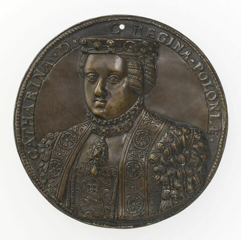 Médaille : Catherine d'Autriche, reine de Pologne
