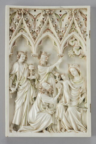 Diptyque : l'Adoration des Mages ; la Crucifixion, image 5/5
