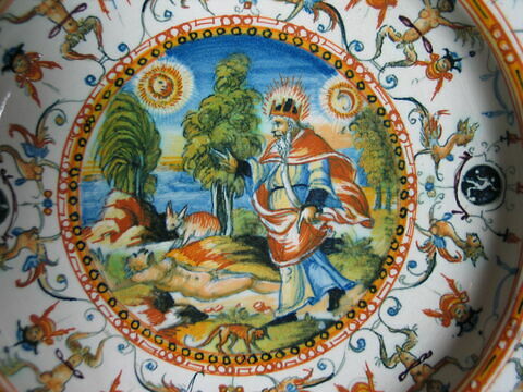 Assiette : la Création de l'Homme, image 3/8
