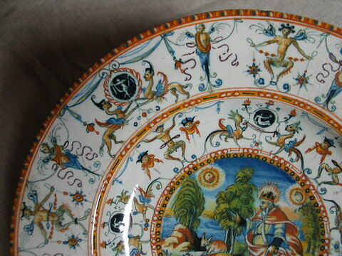 Assiette : la Création de l'Homme, image 6/8