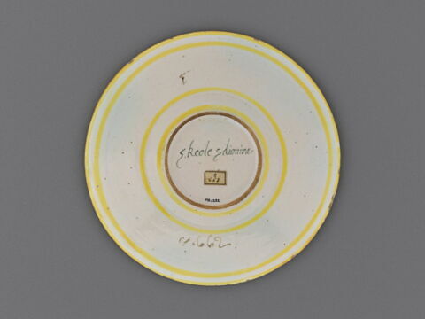 Assiette : Hercule et Omphale, image 2/3