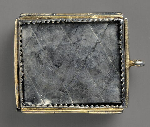 Pendentif en forme de diptyque : Annonciation ; saint Christophe, image 3/3
