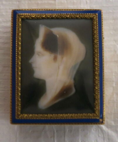 Petite boîte à parfums avec le portrait de l'impératrice Joséphine