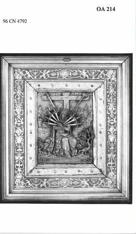 Bas-relief dans un cadre doré : Notre-Dame des Sept-Douleurs, image 3/3