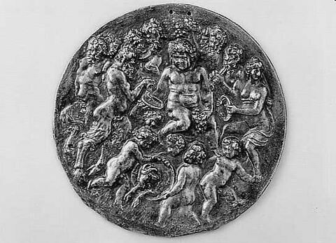 Médaillon : Triomphe de Bacchus