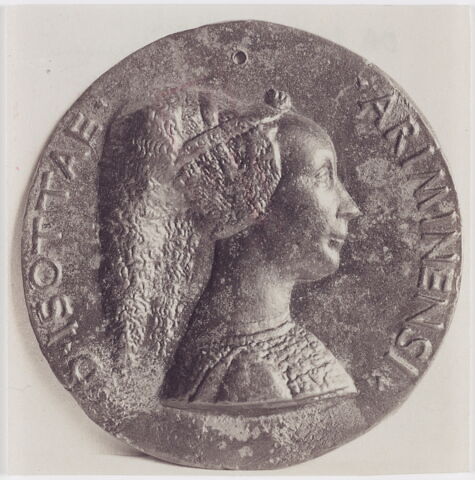 Médaille : Isotta degli Atti / un éléphant, image 3/3