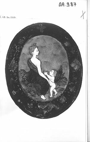 Revers de miroir : Vénus et l'Amour, image 1/1