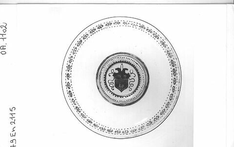 Plateau sur pied aux armes des Tolomei, image 7/7