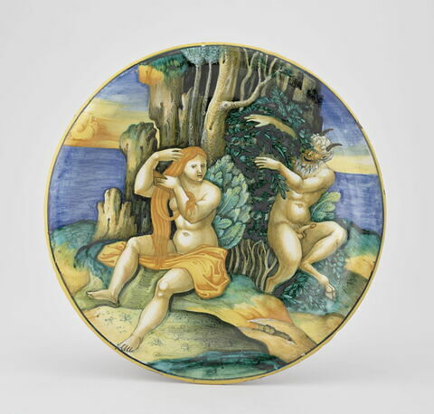 Coupe ronde : Pan et Syrinx, image 2/4