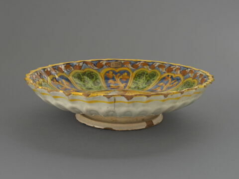 Coupe ronde godronnée : amour, image 3/3