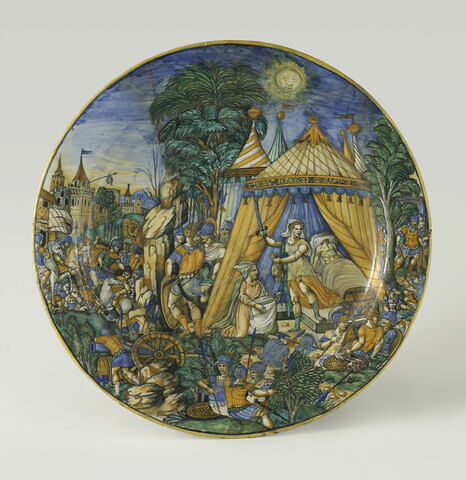 Plat rond : Judith et Holopherne, image 5/6