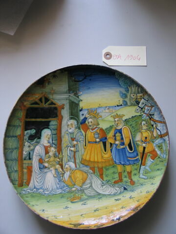 Coupe ronde : l'Adoration des Mages, image 3/4