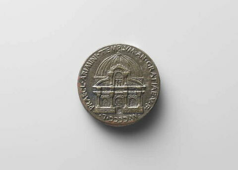 Médaille : Sigismondo Pandolfo Malatesta de profil à gauche / le temple de Rimini, image 2/2