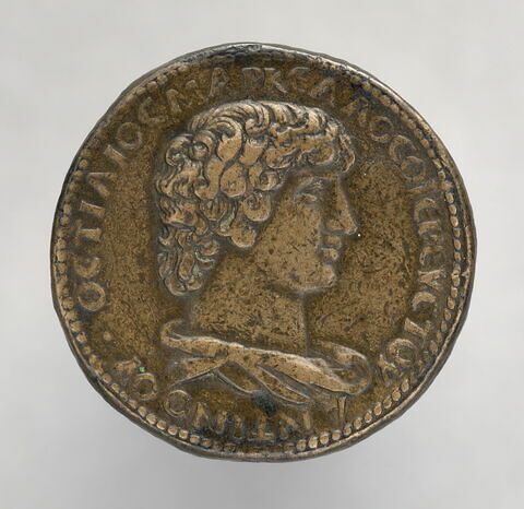 Médaille : Antinoüs / Mercure et Pégase, image 1/2