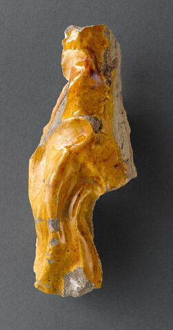 Fragment : plis d'une étoffe jaune