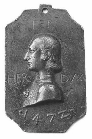 plaquette : Hercule Ier d'Este (1431-1505), image 3/4