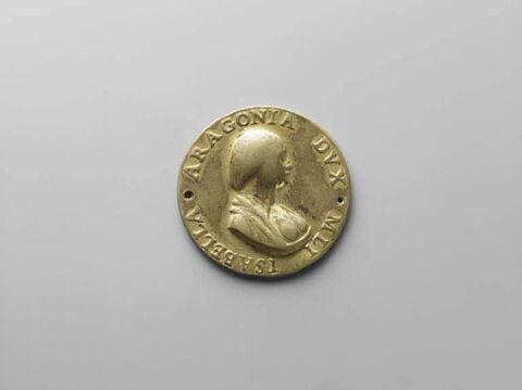 Médaille : Isabelle d'Aragon, duchesse de Milan (1470-1524)