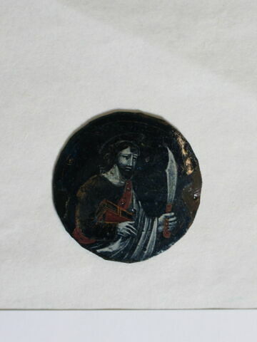 Médaillon : buste de saint Barthélemy, d'une série de quatre (OA 3080 à OA 3083), image 2/3