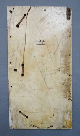 Plaque de reliure : le Christ dans le tétramorphe, entre les saints Pierre et Paul (Traditio Legis)., image 5/8