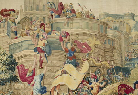 La Prise de Carthagène, de la tenture de l’Histoire de Scipion, image 3/7