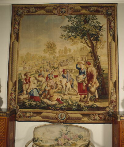 Le Mois de Juin ou la Tonte des moutons, de la tenture dite des Mois Lucas, image 3/7