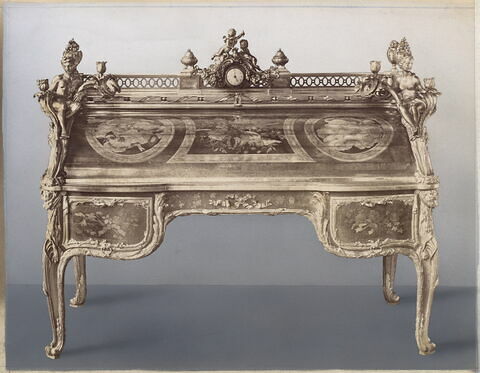 Secrétaire à cylindre du Cabinet Intérieur de Louis XV à Versailles, image 14/14