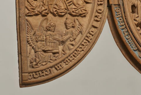 Grain de chapelet ou noix de prière : Dieu dans sa gloire ; le Jugement dernier, image 4/10