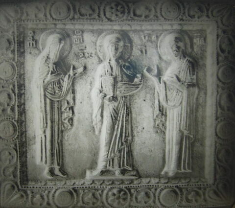 Plaquette : Le Christ entre la Vierge et Saint Jean Baptiste (Deisis), image 1/2